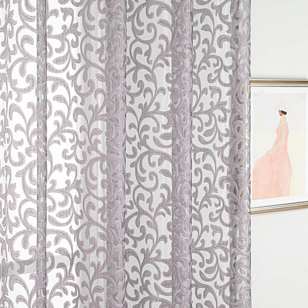 Sheer Curtain Panel Window Treatment - Dolce Mela - Artemis  60x100