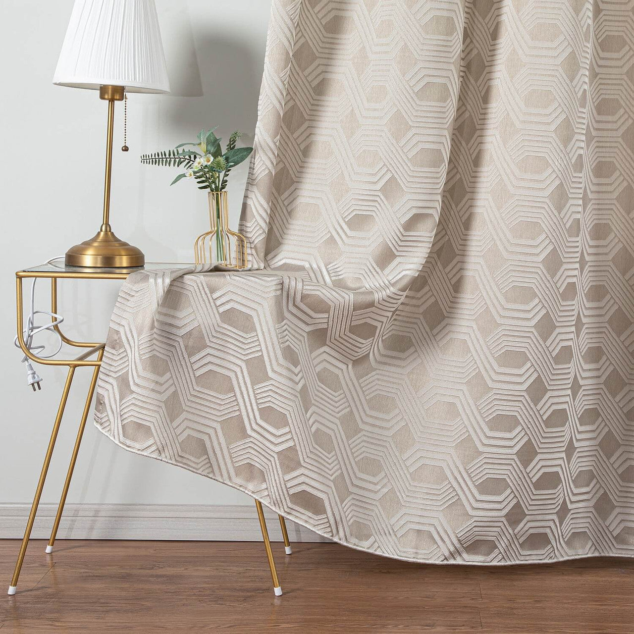 Curtain Panel Semi-Blackout Drapes, Dolce Mela Apollo  60x100