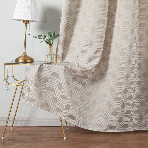 Curtain Panel Semi-Blackout Drapes, Dolce Mela Apollo  60x100