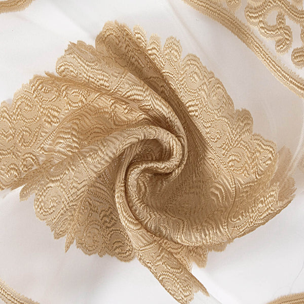 Sheer Curtain Panel Window Treatment - Dolce Mela - Chrysus  60x100