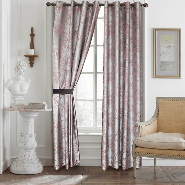 Curtain Panel Semi-Blackout Drapes, Dolce Mela Hollywood Window Treatments 58x98