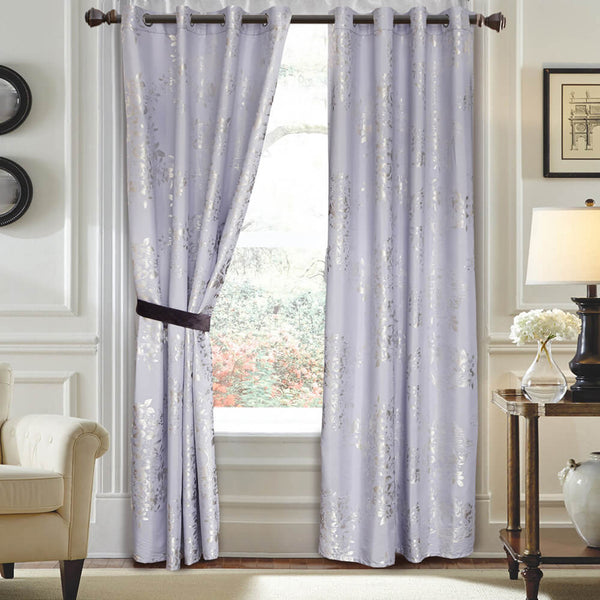Curtain Panel Semi-Blackout Drapes, Dolce Mela Munich Window Treatments  58x98