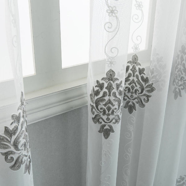 White Sheer Curtain Panels - Dolce mela - Nexus  60x100