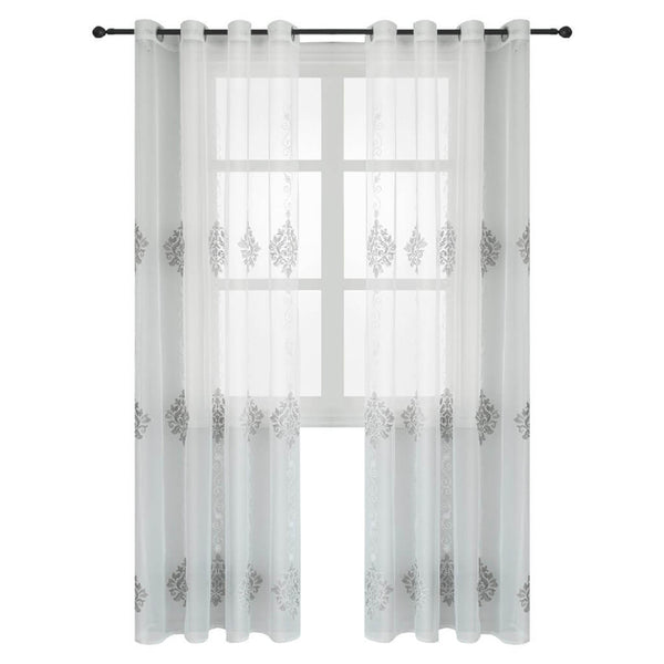 White Sheer Curtain Panels - Dolce mela - Nexus  60x100