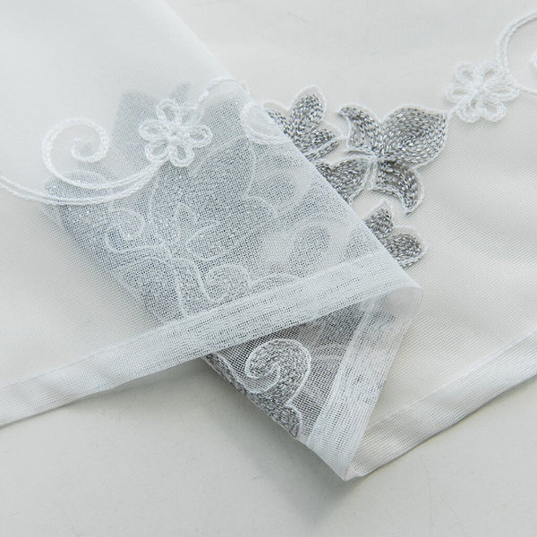 White Sheer Curtain Panels - Dolce mela - Nexus  60x100