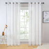 White Sheer Curtain Panels - Dolce Mela - Idra  60x100