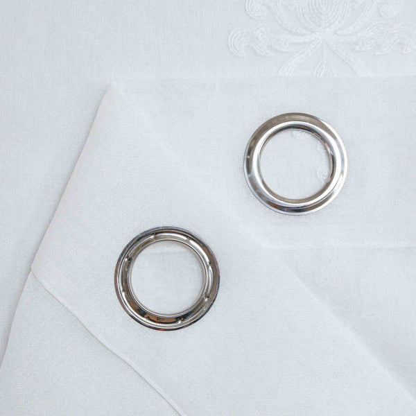 White Sheer Curtain Panels - Dolce Mela - Idra  60x100