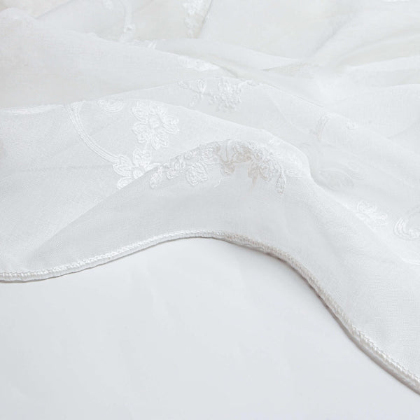 White Sheer Curtain Panels - Dolce Mela - Idra  60x100