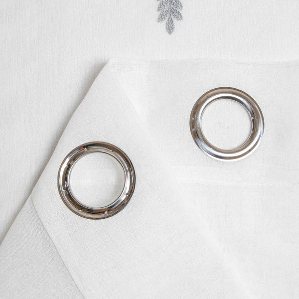 White Sheer Curtain Panel - Dolce Mela - Cologne 60x100