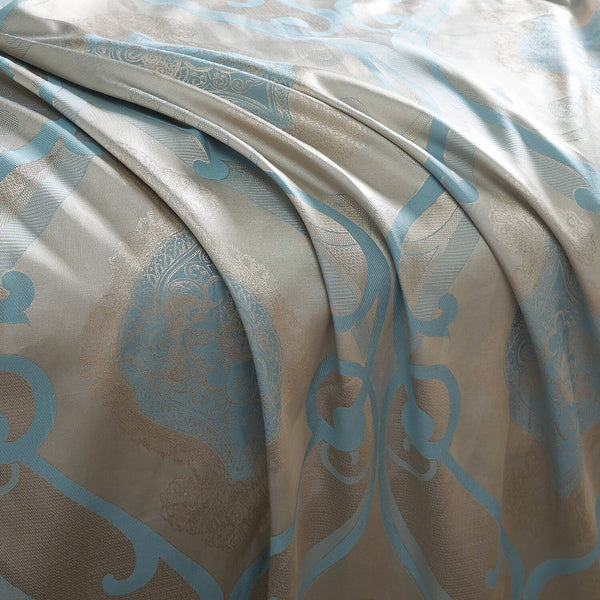 Curtains Damask Jacquard Grommet Semi-Blackout, Dolce-Mela: Dubai 60x100