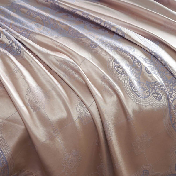 Curtains Damask Jacquard Grommet Semi-Blackout, Dolce-Mela: Perugia 60x100