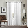 Damask Jacquard Grommet Semi-Blackout, Tall 60x100, Dolce-Mela: La Rochelle