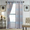 Curtains Damask Jacquard Grommet Semi-Blackout, Nantes by Dolce-Mela 60x100