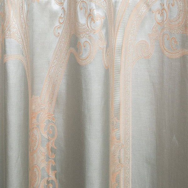 Curtains Damask Jacquard Grommet Semi-Blackout, Rouen by Dolce-Mela 60x100