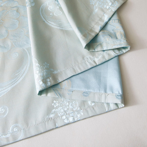 Curtains Damask Jacquard Grommet Semi-Blackout, Reims by Dolce-Mela 60x100