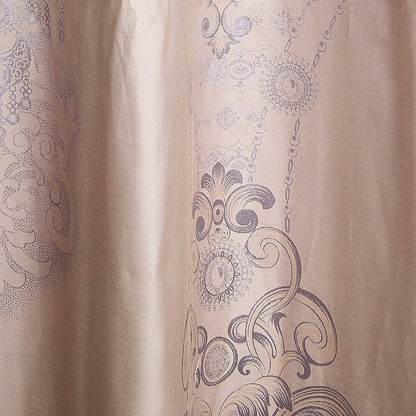 Curtains Damask Jacquard Grommet Semi-Blackout, Rennes by Dolce-Mela 60x100