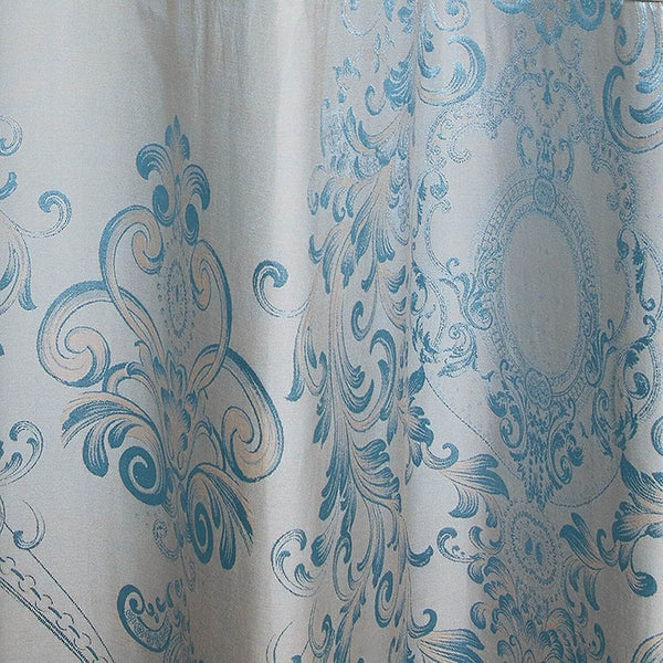 Curtains Damask Jacquard Grommet Semi-Blackout, Troyes by Dolce-Mela 60x100