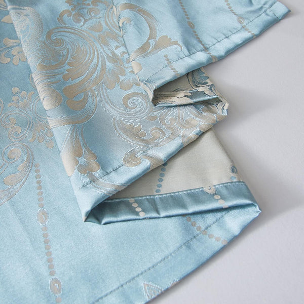 Curtains Damask Jacquard Grommet Semi-Blackout, Toulon by Dolce-Mela 60x100