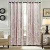 Curtains Damask Jacquard Grommet Semi-Blackout, Le-Harve by Dolce-Mela 60x100