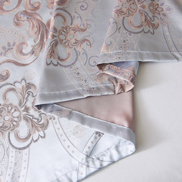 Damask Jacquard Grommet Semi-Blackout, Tall 60x100, Bordeaux by Dolce-Mela - Gifts for You 'n Me