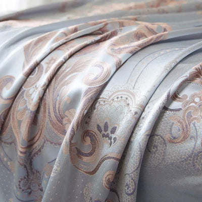Damask Jacquard Grommet Semi-Blackout, Tall 60x100, Bordeaux by Dolce-Mela