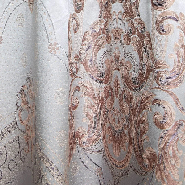 Damask Jacquard Grommet Semi-Blackout, Tall 60x100, Bordeaux by Dolce-Mela - Gifts for You 'n Me