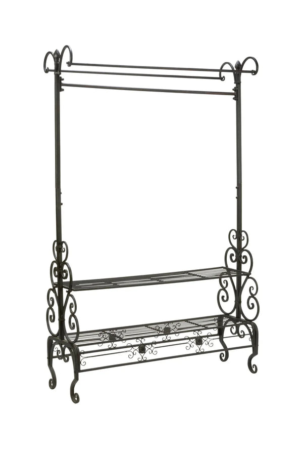 Dark Brown Garment Floor Rack - Gifts for You 'n Me