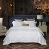 Dolce Mela 6 Pieces Luxury Jacquard Queen Duvet Cover Set -  La Rochelle
