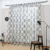 Dolce Mela Modern Sheer Curtain Panels - Prague 60x100