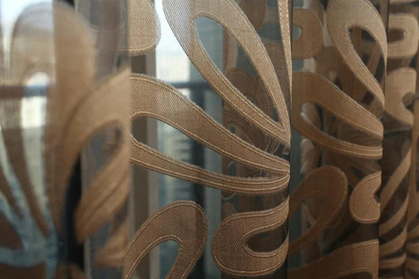 Dolce Mela Sheer Curtain Panels - Barcelona 60x100