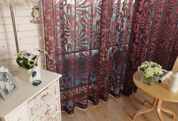 Dolce Mela Sheer Curtain Panels - Madrid 60x100