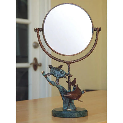 Dolphin and Turtle Mirror