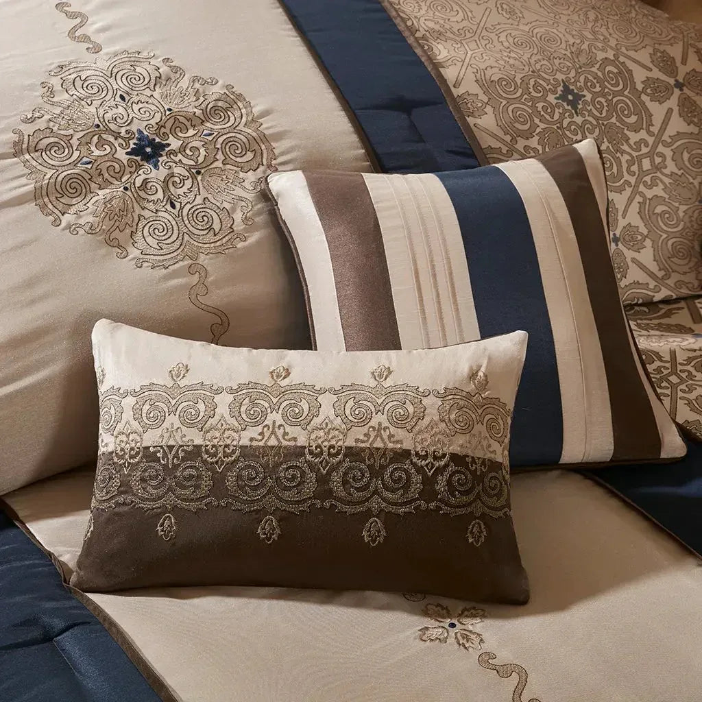 Donovan 7 Piece Jacquard Comforter Set by Madison Park - Gifts for You 'n Me