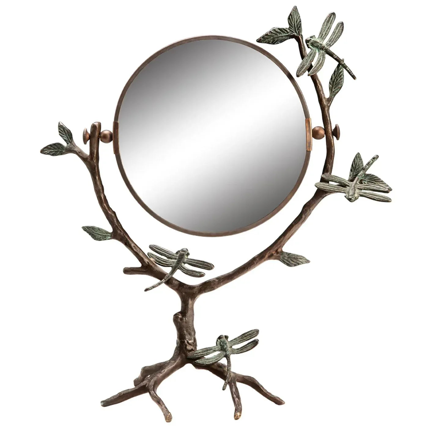 Dragonfly on Branch Mirror - Gifts for You 'n Me