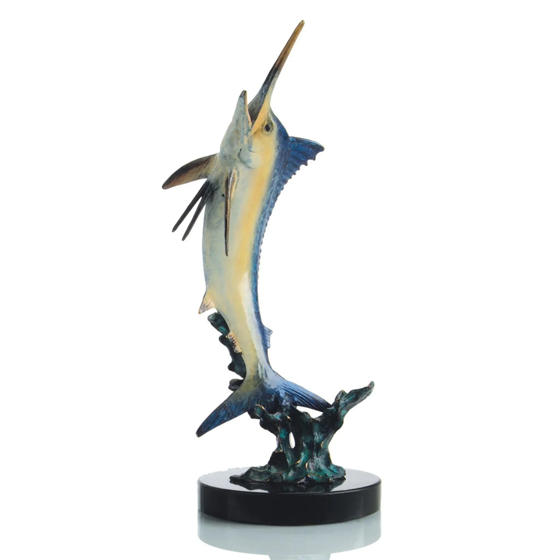Excited Blue - Marlin Sculpture - Gifts for You 'n Me