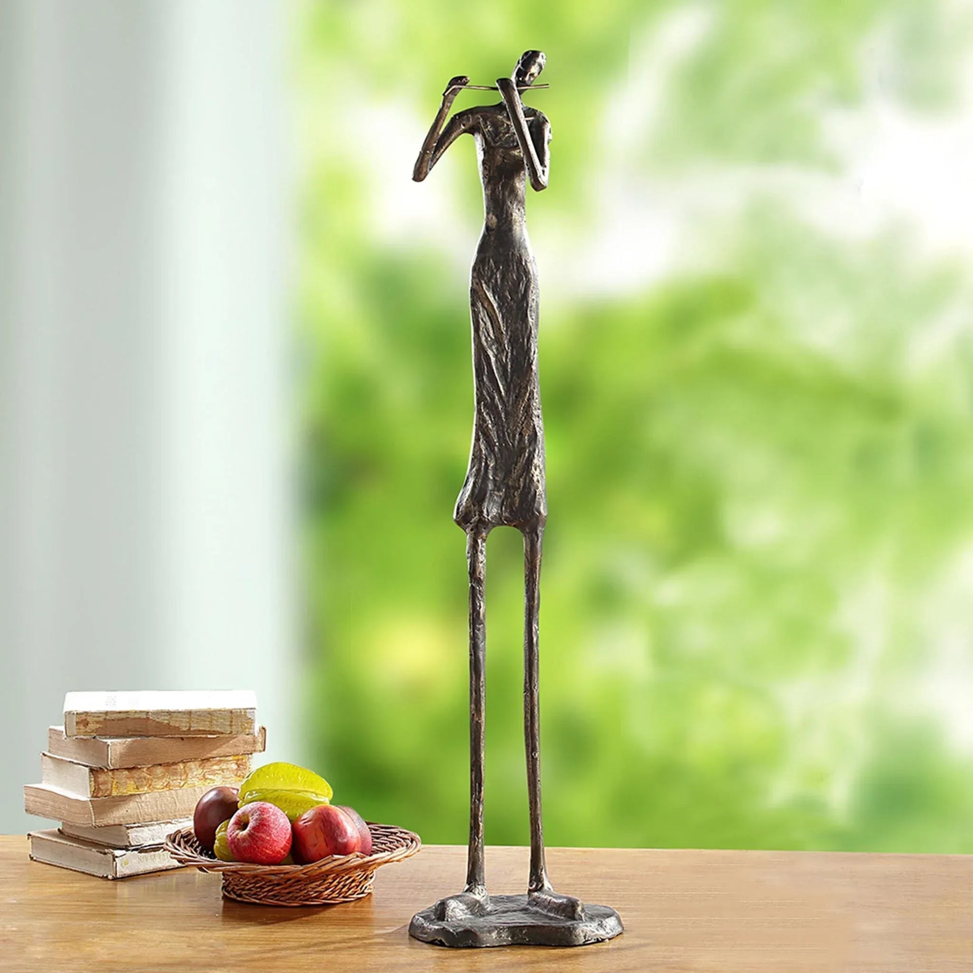 Fabulous Flutist Figure Sculpture - Gifts for You 'n Me