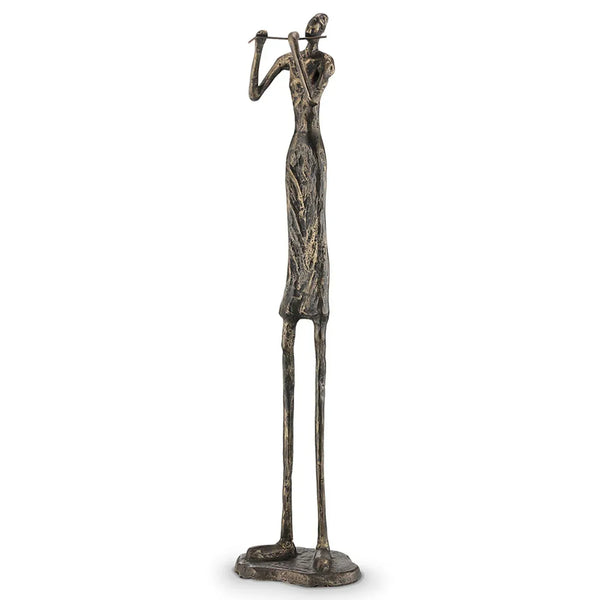 Fabulous Flutist Figure Sculpture - Gifts for You 'n Me