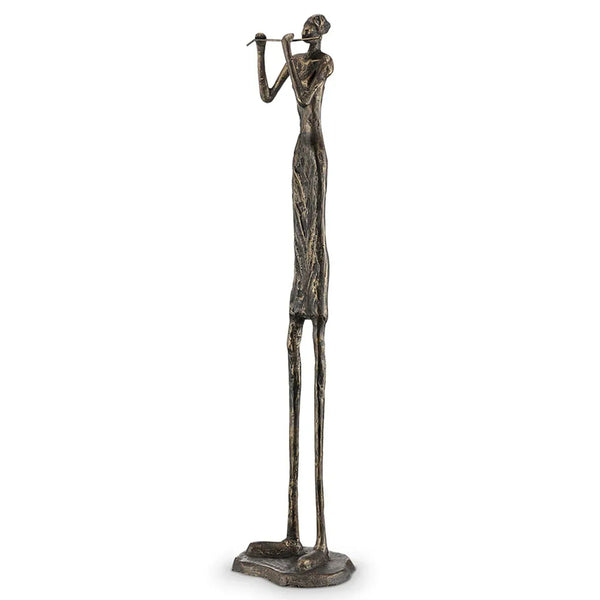 Fabulous Flutist Figure Sculpture - Gifts for You 'n Me