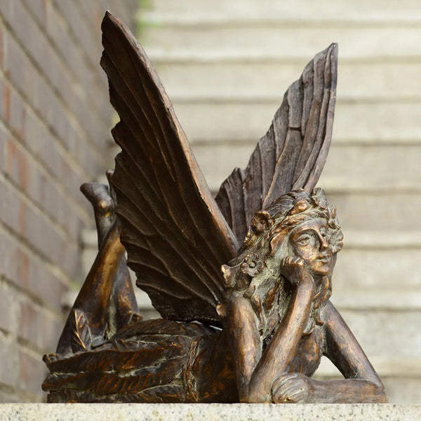 Fairy at Rest Garden Sculpture - Gifts for You 'n Me