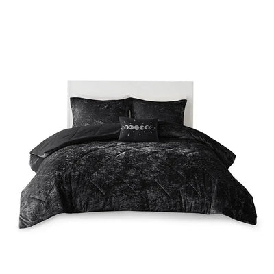 Felicia Velvet Comforter Set by Intelligent Design