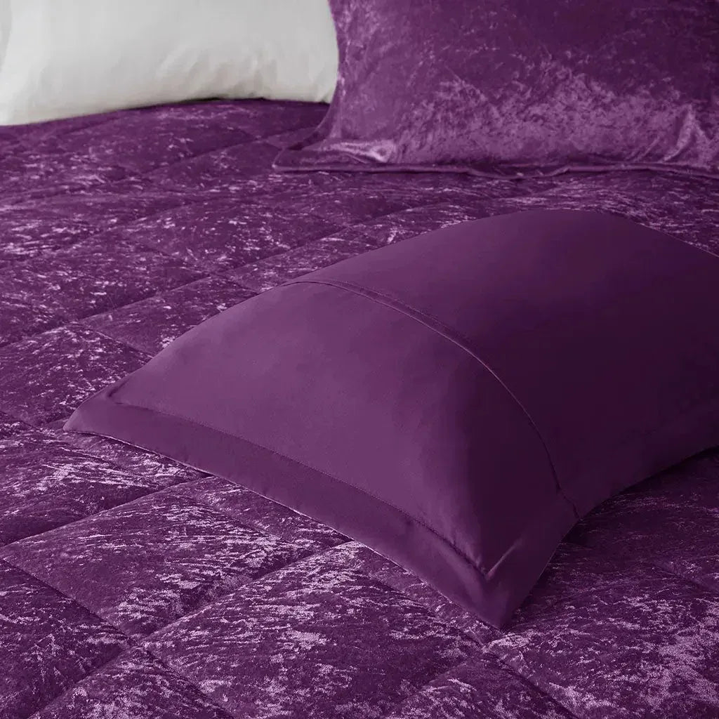 Felicia Velvet Comforter Set by Intelligent Design - Gifts for You 'n Me