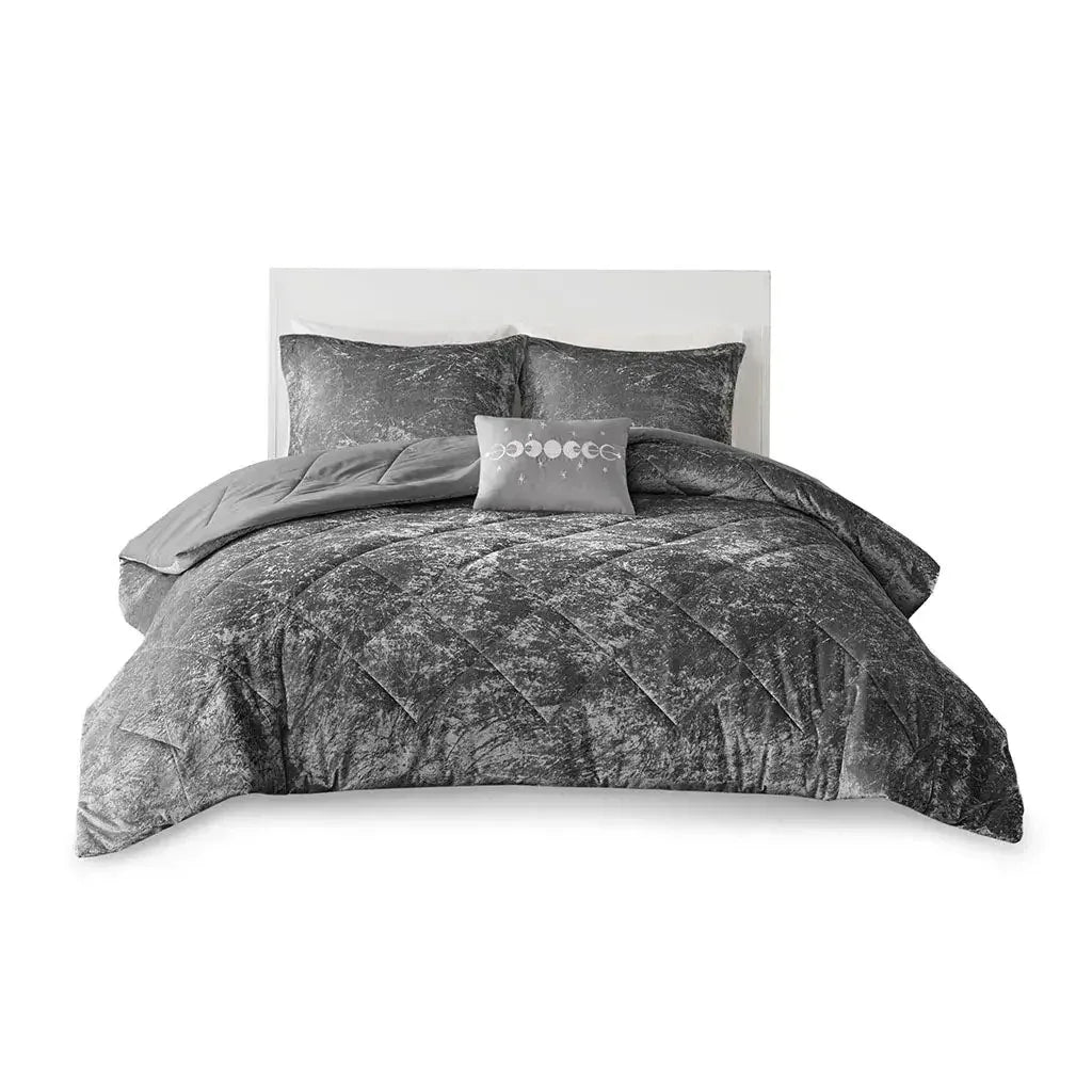 Felicia Velvet Comforter Set by Intelligent Design - Gifts for You 'n Me