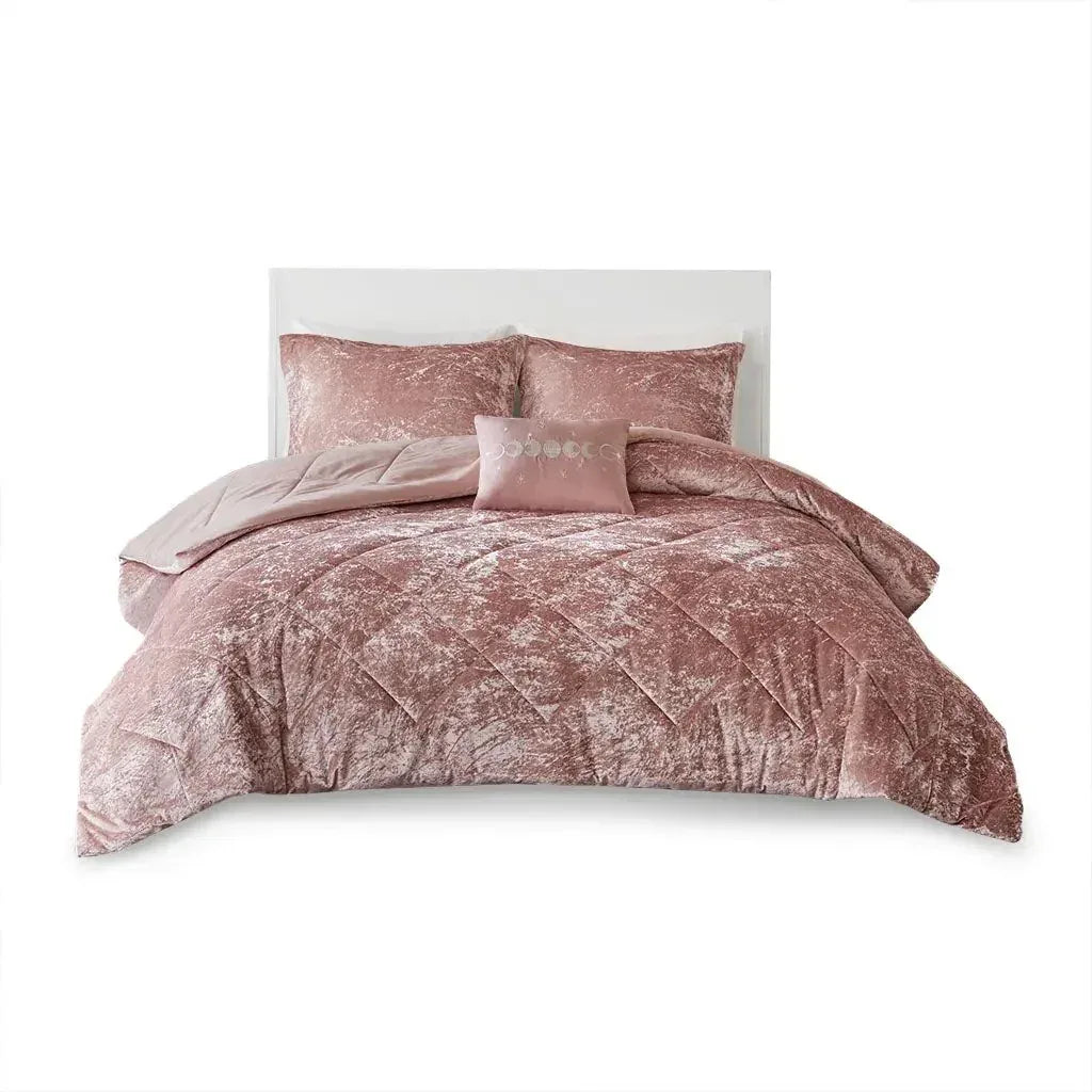 Felicia Velvet Comforter Set by Intelligent Design - Gifts for You 'n Me