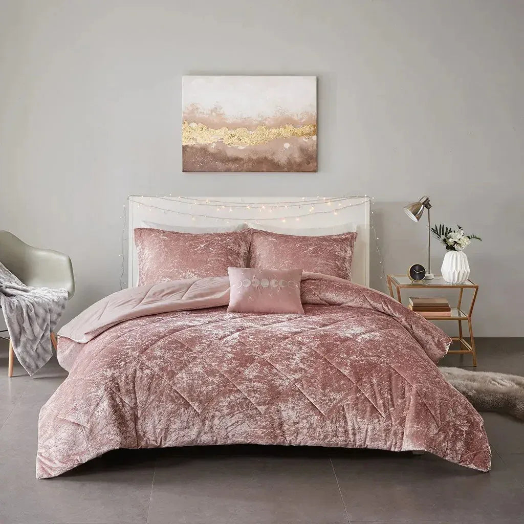 Felicia Velvet Comforter Set by Intelligent Design - Gifts for You 'n Me