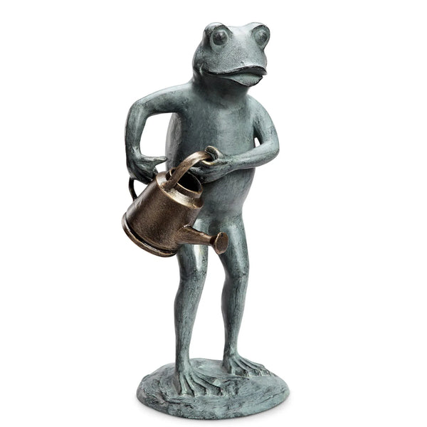Frog with Watering Can Garden Statue - Gifts for You 'n Me