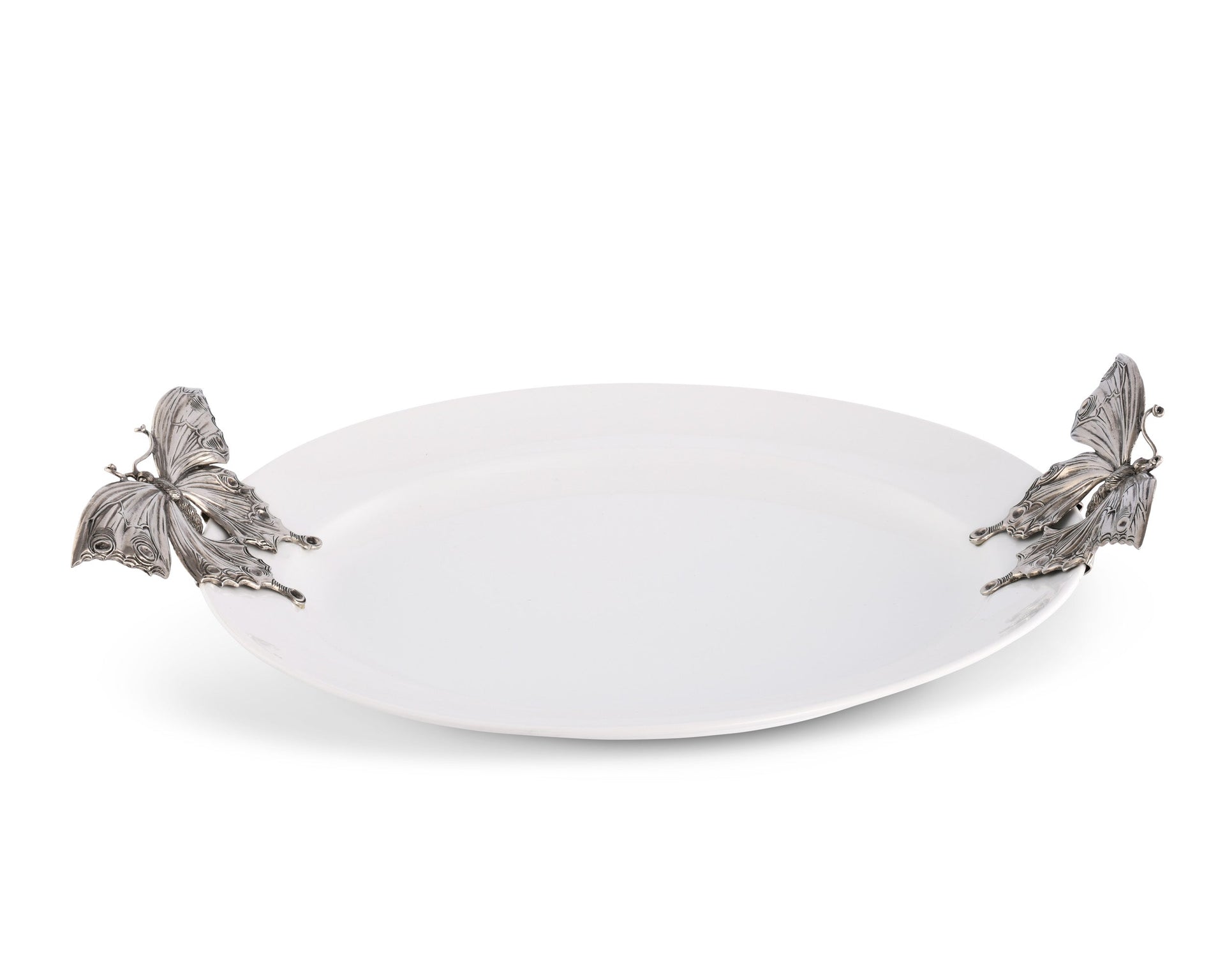 BUTTERFLY STONEWARE TRAY X-LARGE