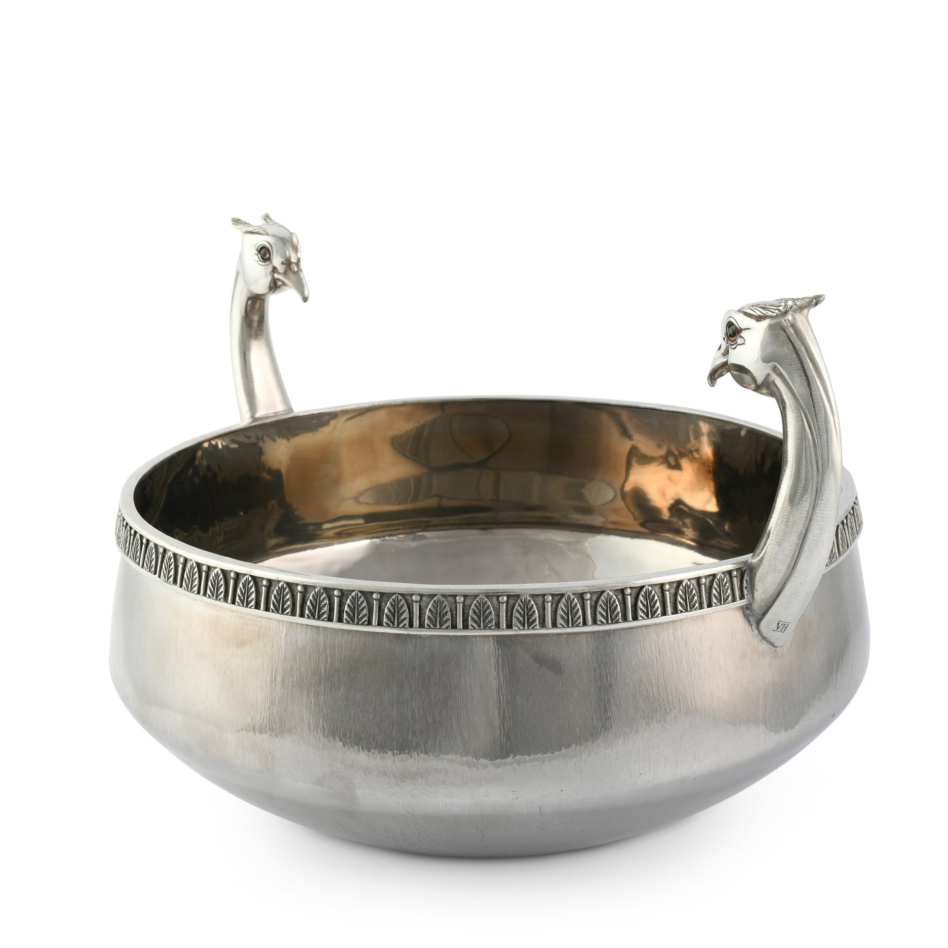 PHEASANT STAINLESS STEEL SERVER BOWL
