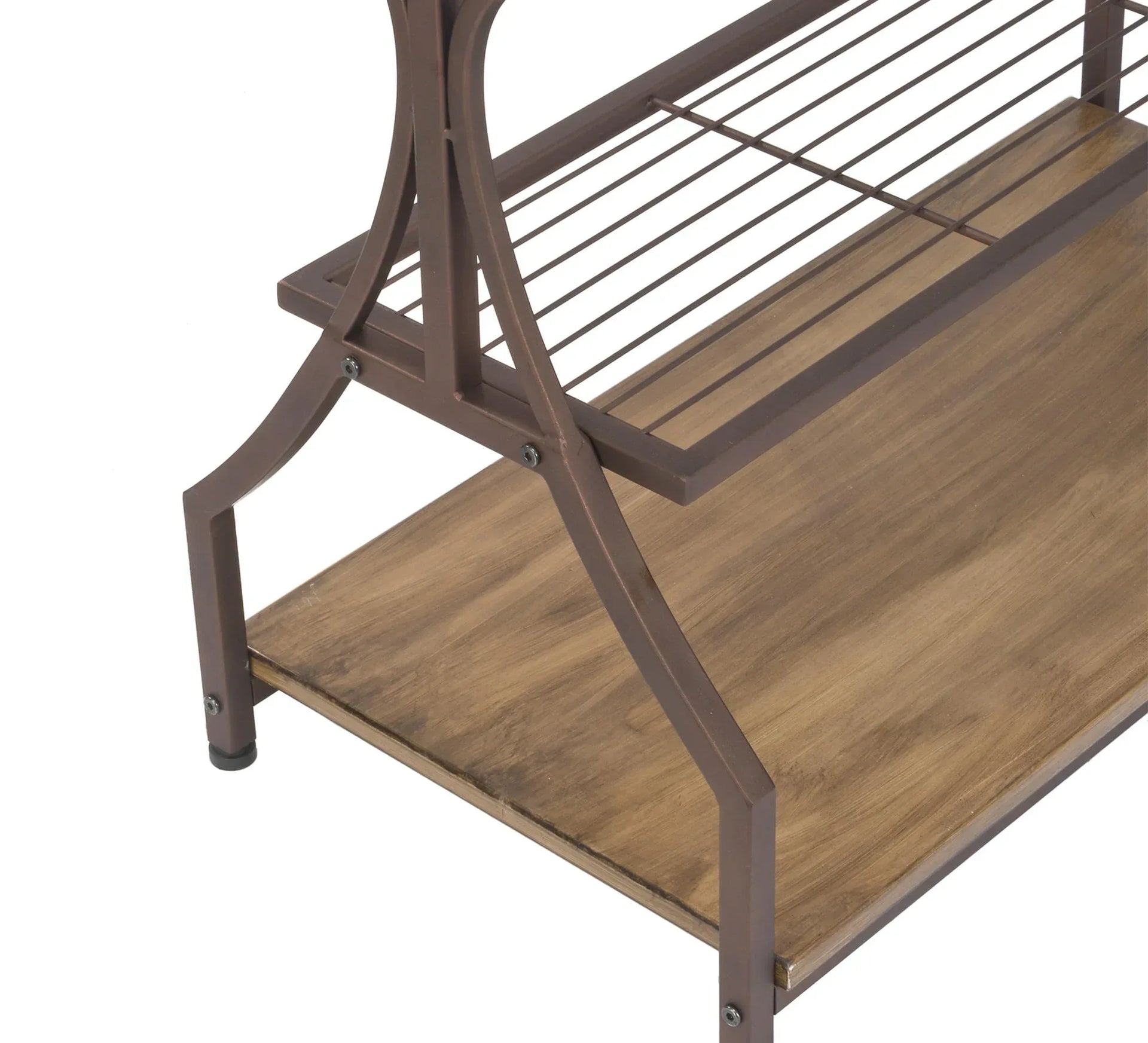 Garment Rack with Wood Veneer Base - Gifts for You 'n Me