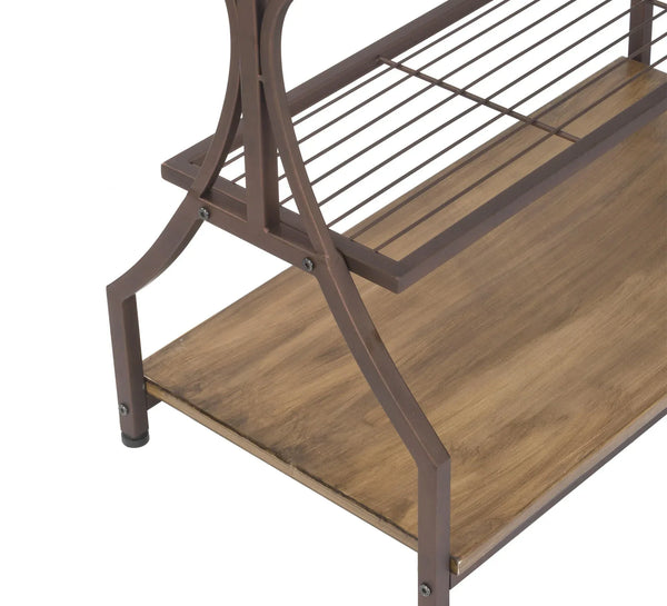 Garment Rack with Wood Veneer Base - Gifts for You 'n Me