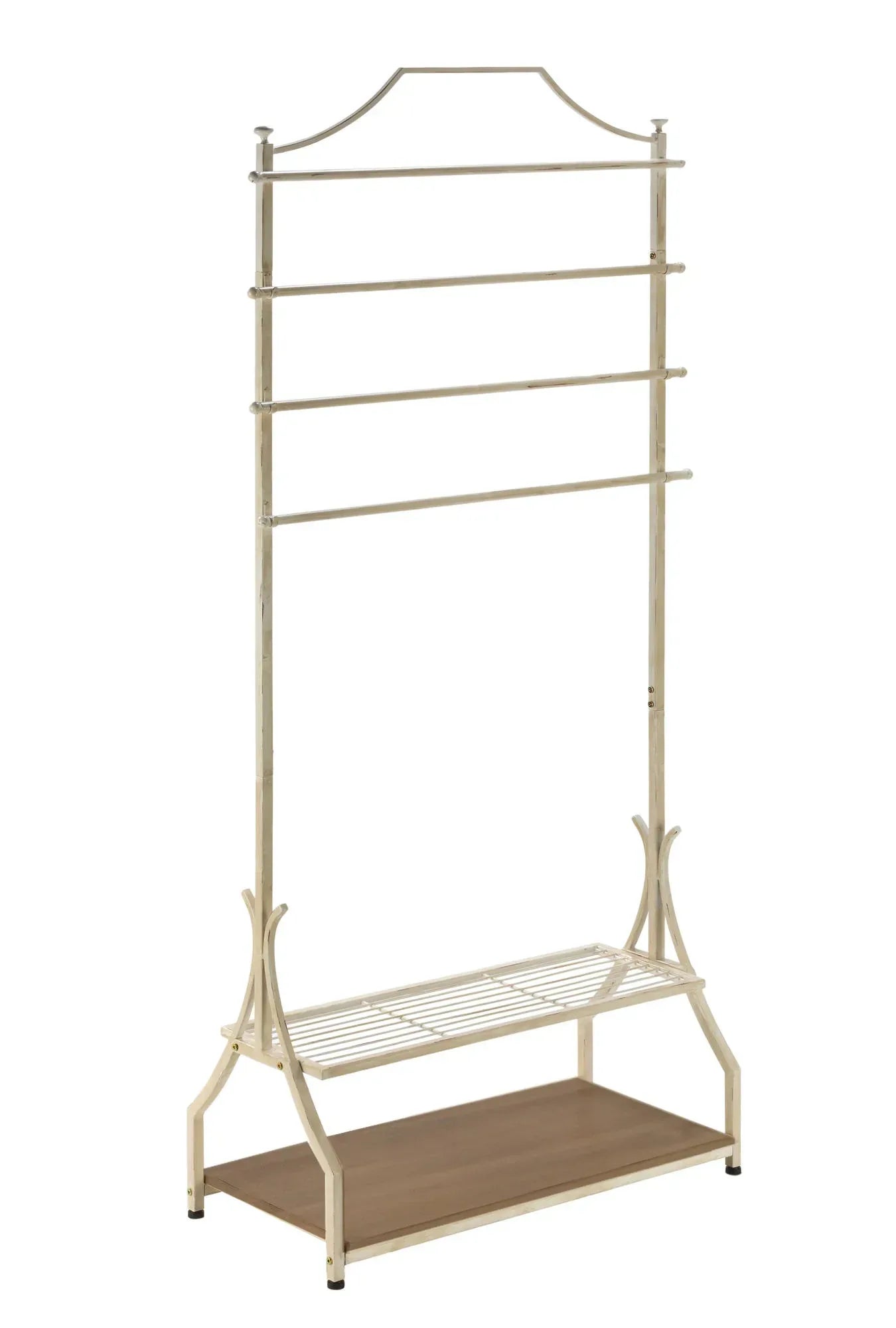 Garment Rack with Wood Veneer Base - Gifts for You 'n Me